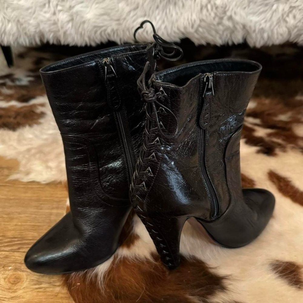 Alaia lace up ankle boots